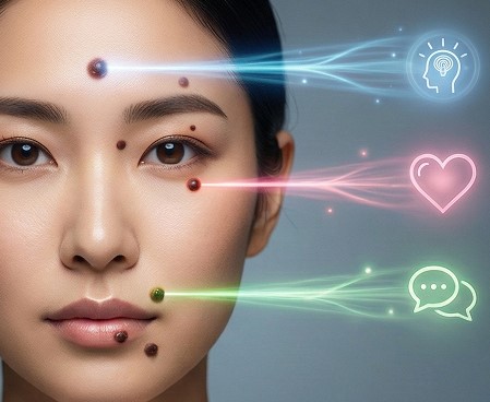 ほくろのある位置ごとのスピリチュアルメッセージ