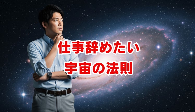 仕事辞めたいあなたへ。宇宙の法則が示すサインと本当の理由