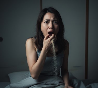 口の中が砂でジャリジャリする夢