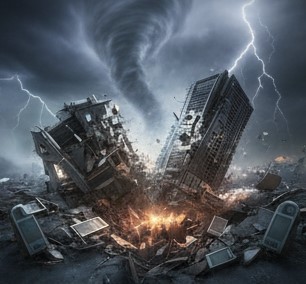 揺れの強さ（激しい・小さい）の意味