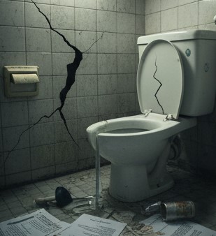 故障や水漏れが警告すること