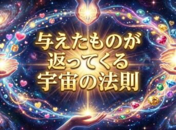 与えたものが返ってくる宇宙の法則を科学と実例で紐解く