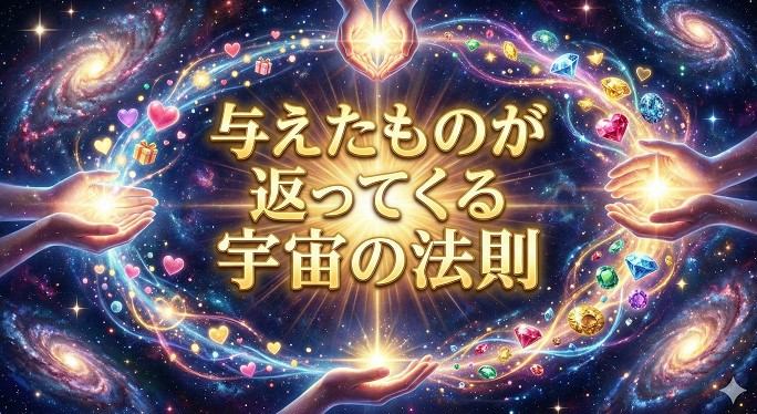 与えたものが返ってくる宇宙の法則を科学と実例で紐解く
