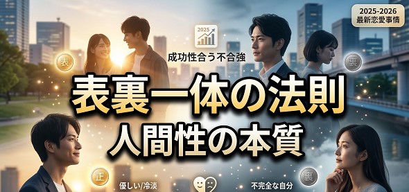 「表裏一体の法則」が解き明かす人間性の本質