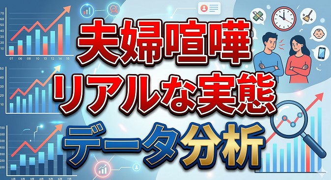 夫婦喧嘩のリアルな実態を最新データで分析