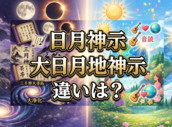 日月神示と大日月地神示の違いは？特徴や内容をわかりやすく解説