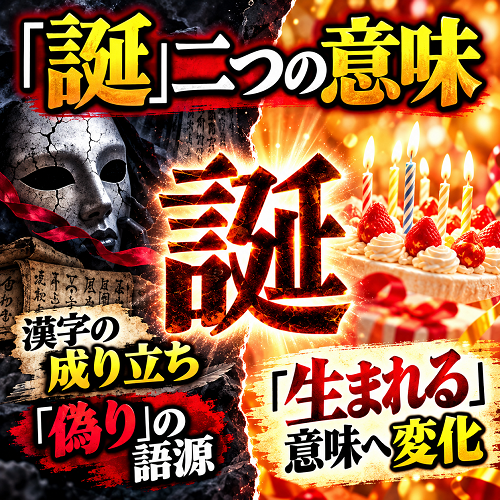 「誕」という漢字 二つの意味