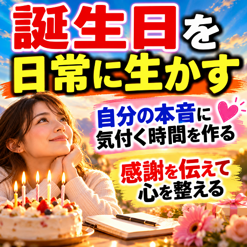 誕生日を日常に生かす振り返りの作法